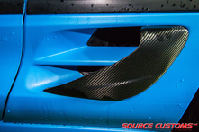 3M Carbon wrapped SARD style side vents on an MR2